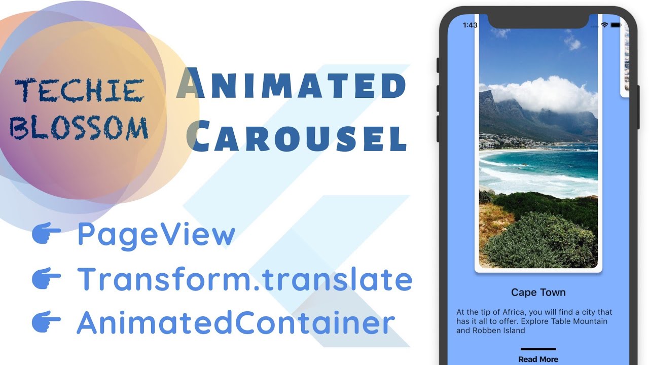 Animated Carousel | Flutter UI