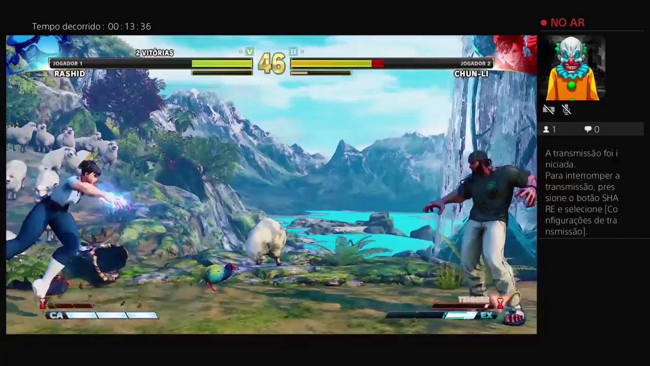 Transmiss&atilde;o ao vivo do PS4 de gilzinm1