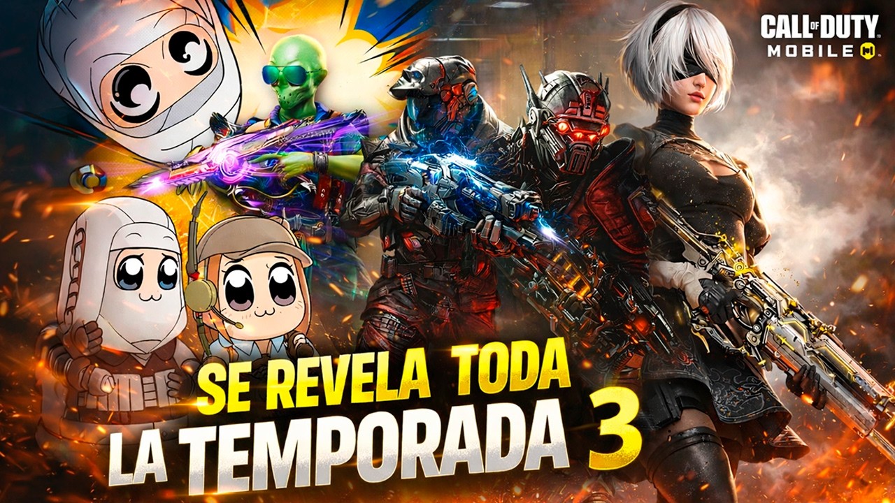 REGRESA NIER AUTOMATA + NUEVA COLABORACI&Oacute;N + LEGENDARIAS de TEMPORADA 3 y M&Aacute;S! COD MOBILE