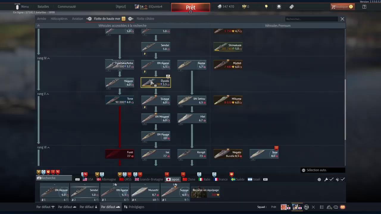 War Thunder - EC duo Yamato Musashi? (no cam / no mic)