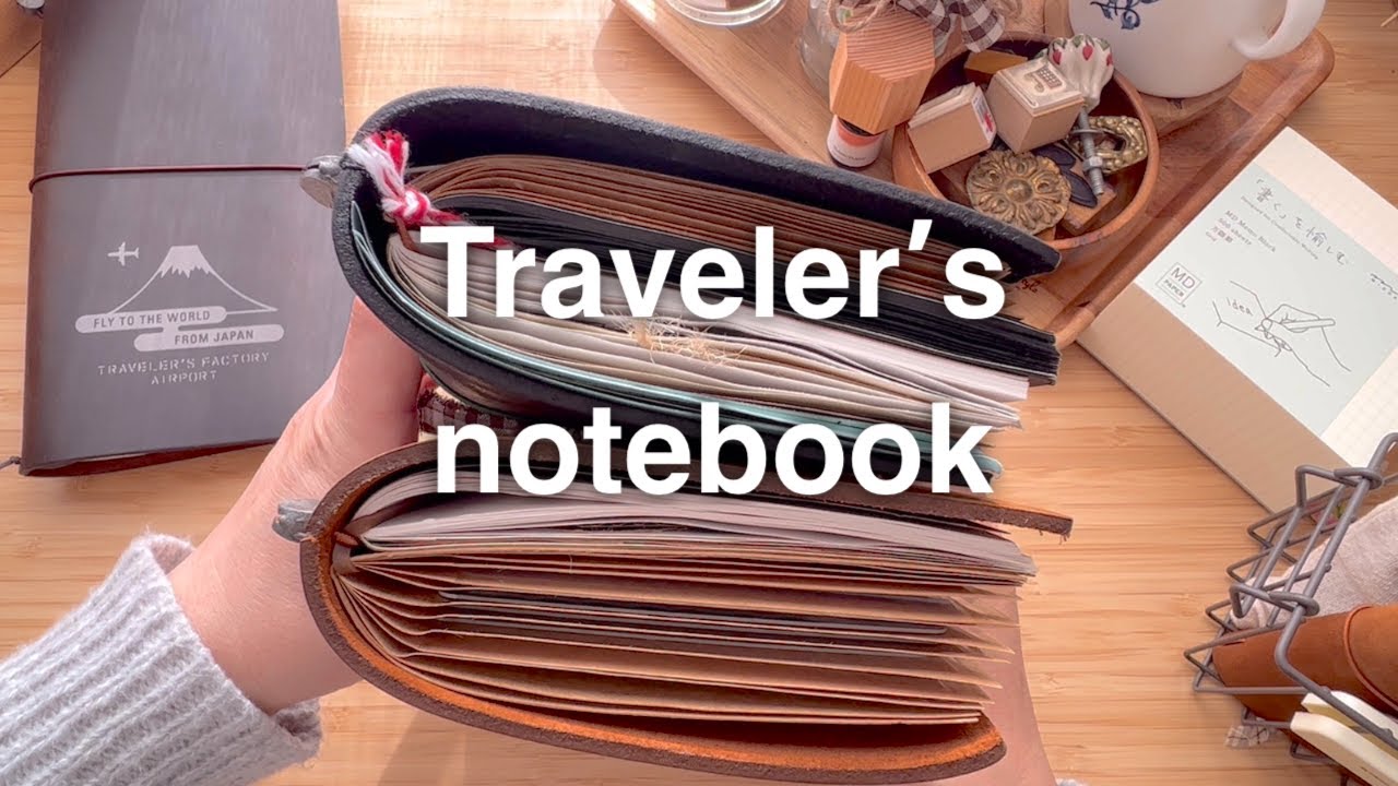 Traveler’s notebook/トラベラーズノートレギュラーサイズの使い分け🔸◾️🟫