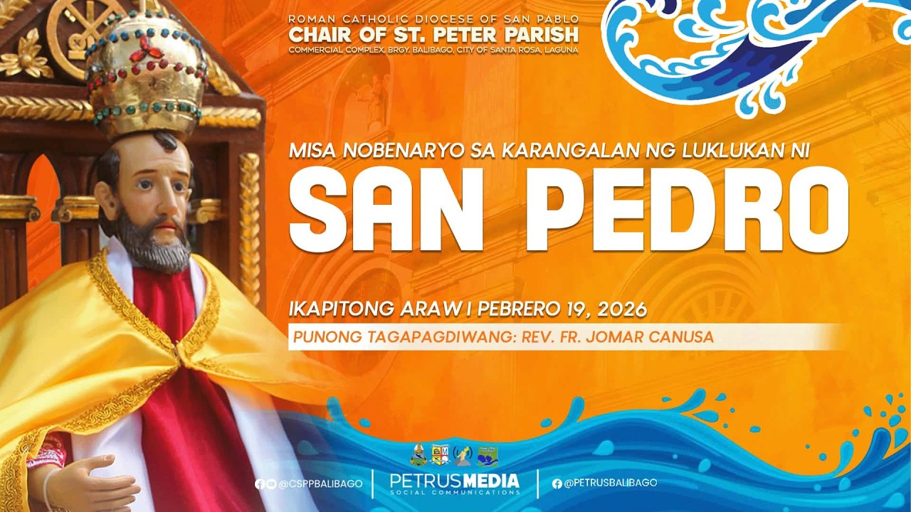 IKA-7 ARAW NG PAGNONOBENA SA KARANGALAN NG LUKLUKAN NI SAN PEDRO APOSTOL