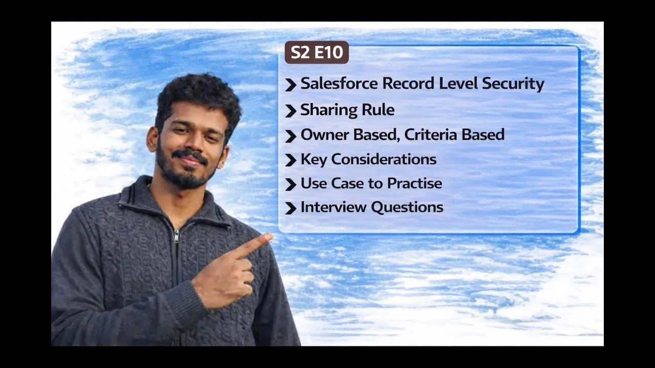 Salesforce Record Level Security | Sharing Rules - S2 E10