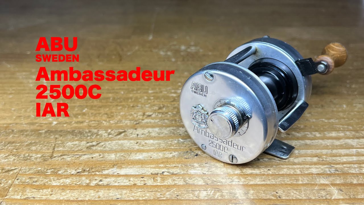 ABU  Ambassadeur 2500C IAR 040007　その１分解〜洗浄