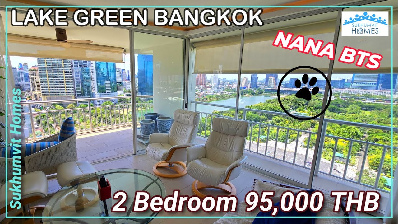Stunning Views Bangkok Condo Lake Green For Rent 95,000 THB Monthly