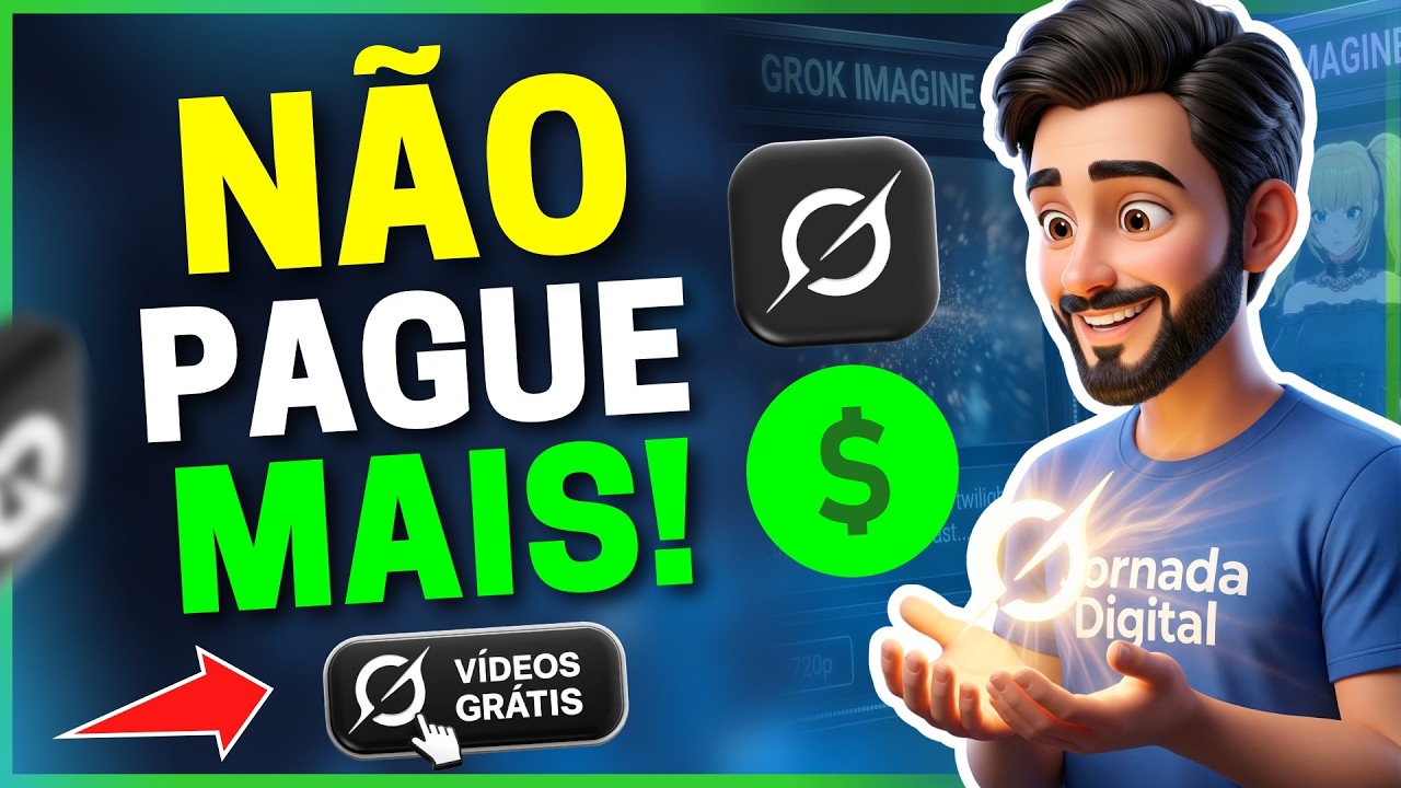 🔥Corre! Como Usar o Grok GR&Aacute;TIS Sem Pagar Nada (Alternativa Gr&aacute;tis)