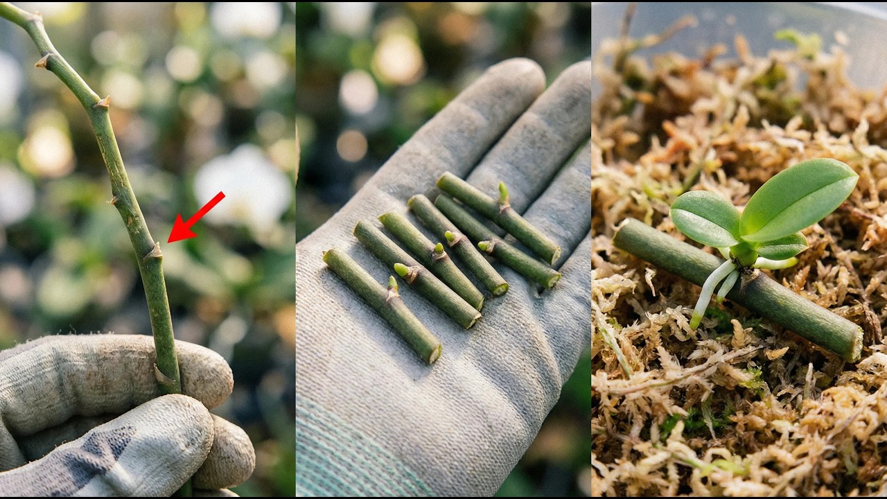 Remember this tip: You can propagate any type of orchid by cuttings!