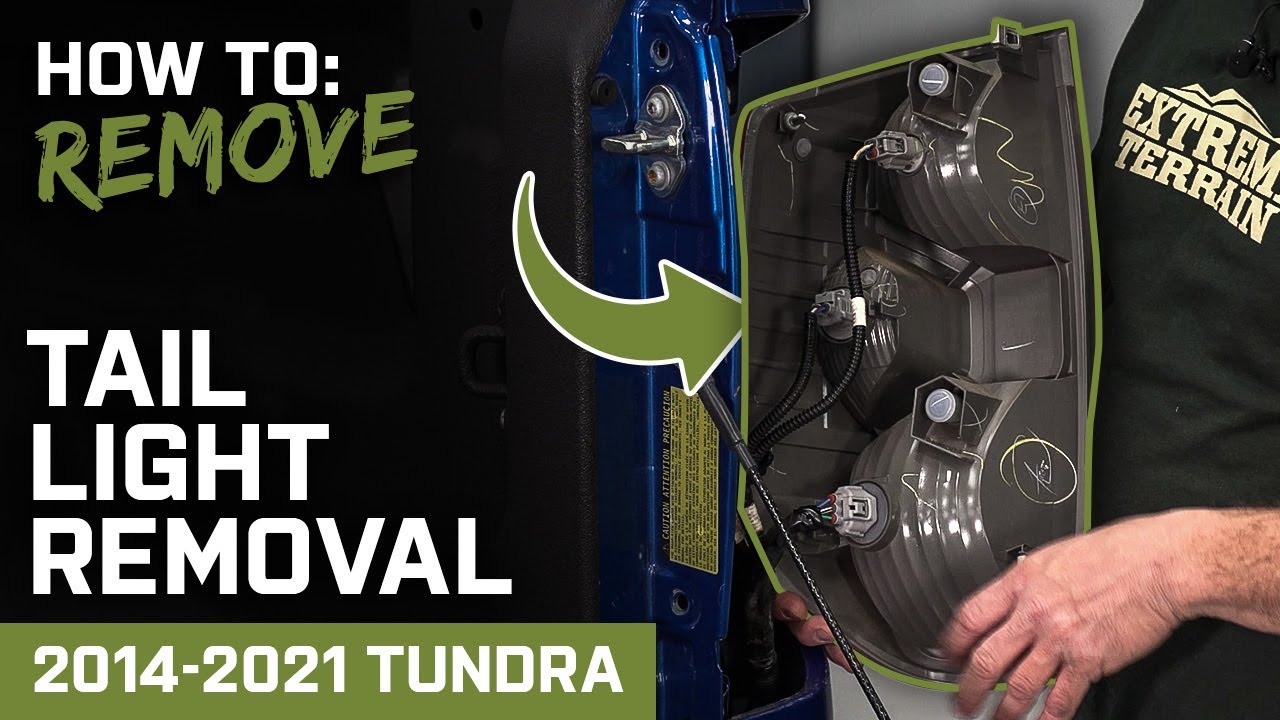 How to Remove Stock Tail Light | 2014-2021 Tundra