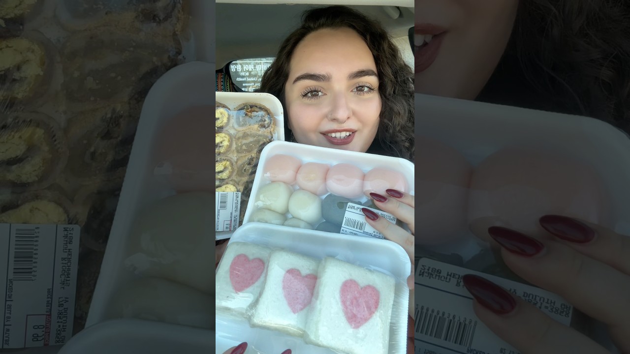 Пробую рисовые лепешки (тток) из Hmart! #мукбанг