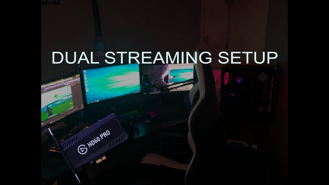 Dual Stream PC AUDIO setup w/ Elgato HD60 PRO | Linking audio from both PC's to one headset!
