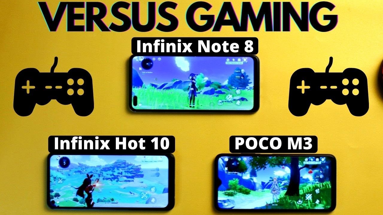 VERSUS GAMING Poco M3 VS Infinix Hot 10 Vs Infinix Note 8 Indonesia, PEMBUKTIAN! ||GADGET VERSUS #23
