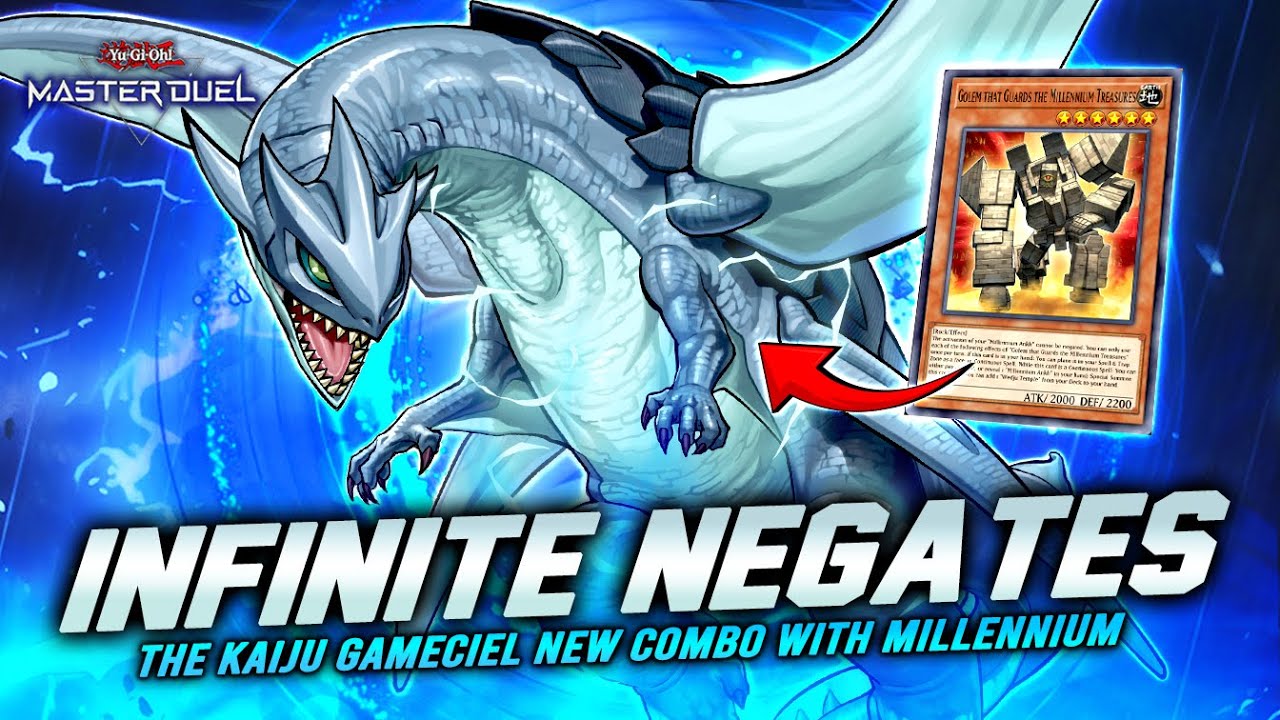 You Won’t Believe How BROKEN Gameciel Kaiju is with Millennium Engine! 2 CARD COMBO [ Master Duel ]