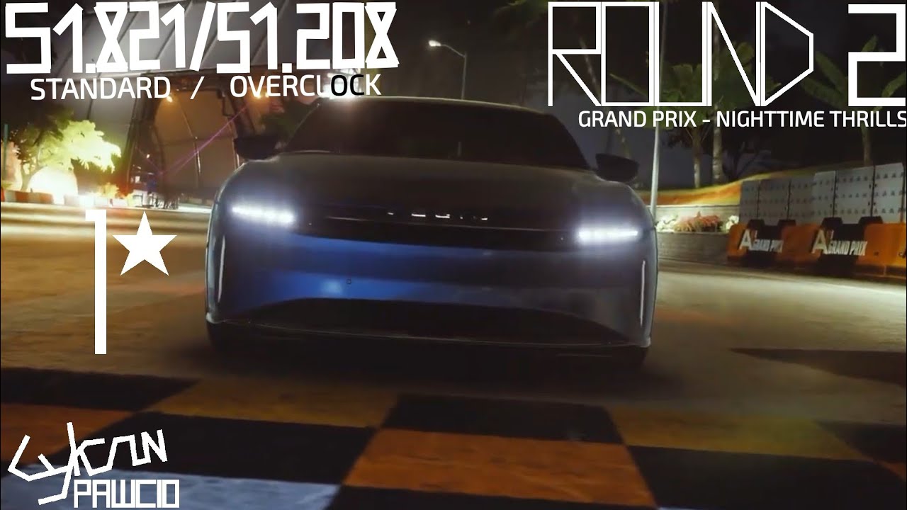 Asphalt Legends - Grand Prix - Lucid - Round 2 (Nighttime Thrills) - 51.821 1* / 51.208 1* OC