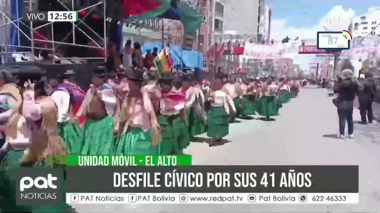 El Alto conmemora 41 años de creación en medio de pedidos por traslado del aeropuerto