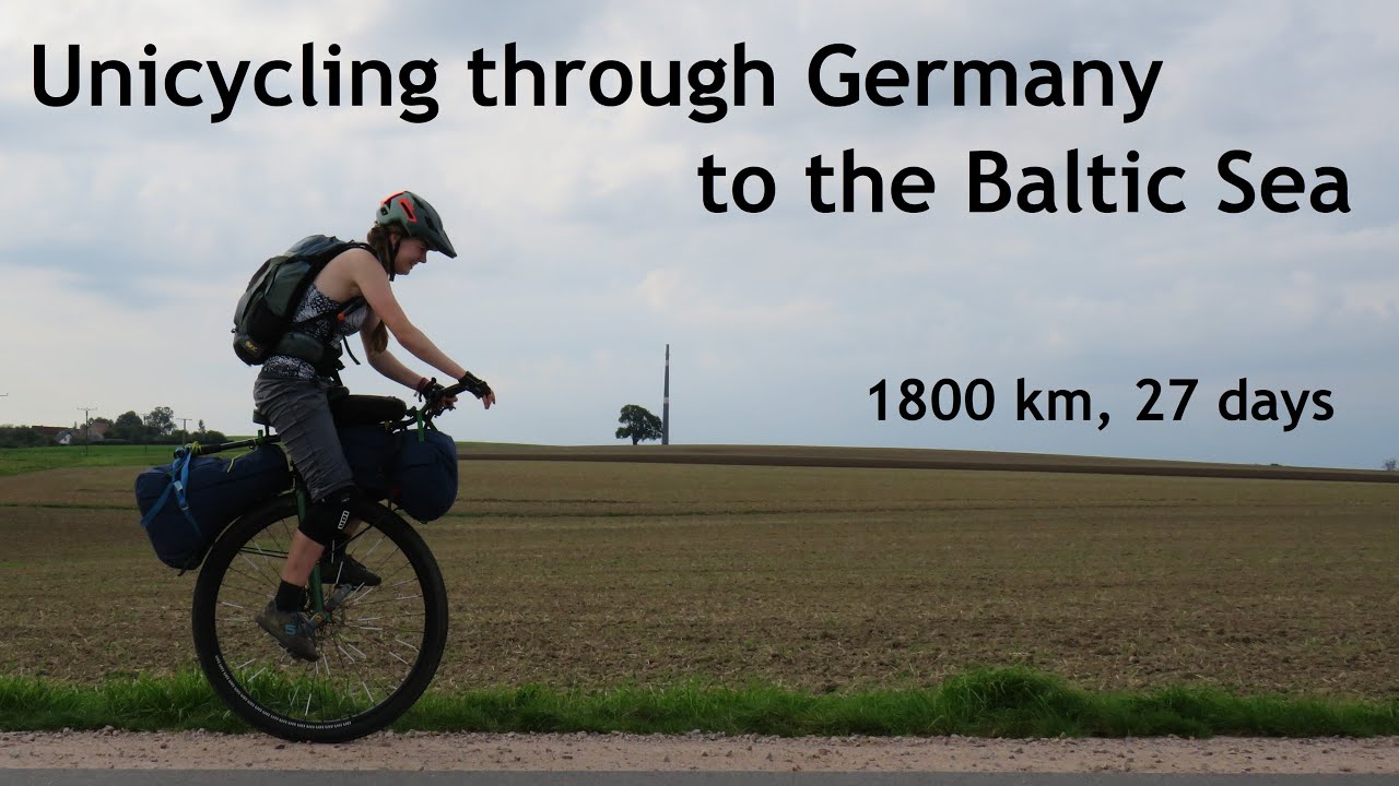 Unicycling through Germany to the Baltic Sea - Unicon 2022 Grenoble Movie Night
