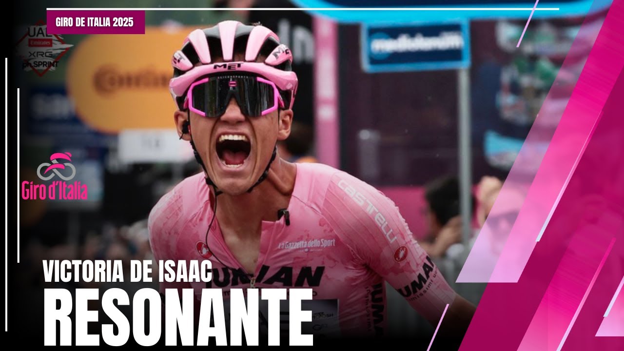 Resonante narración de la victoria de Isaac Del Toro sobre Carapaz | Giro de Italia etapa 17