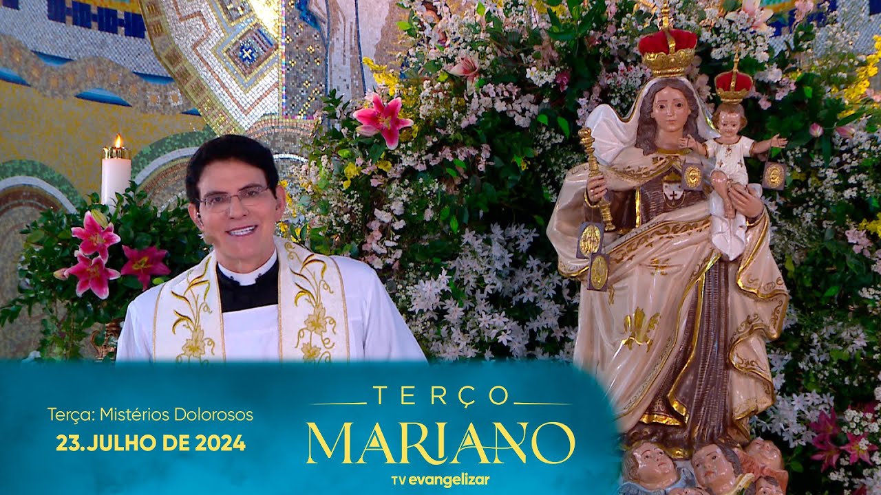 Terça-Feira: Mistérios Dolorosos | Terço Mariano com @PadreManzottiOficial | 23/07/24