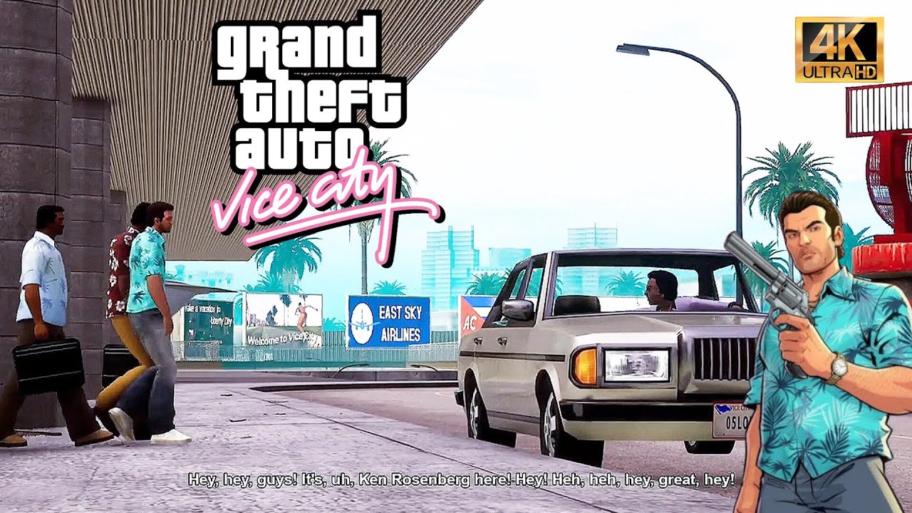 GTA Vice City Intro Remake in GTA VC | Opening & Mission #1 “In the Beginning” (HD 4K) #gta #gaming