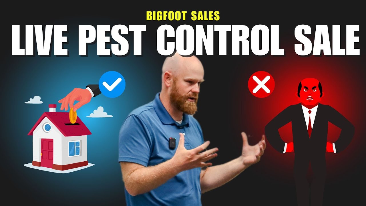 Full Sale Friday! Watch this live D2D Pest Control Sale, Start To Finish!