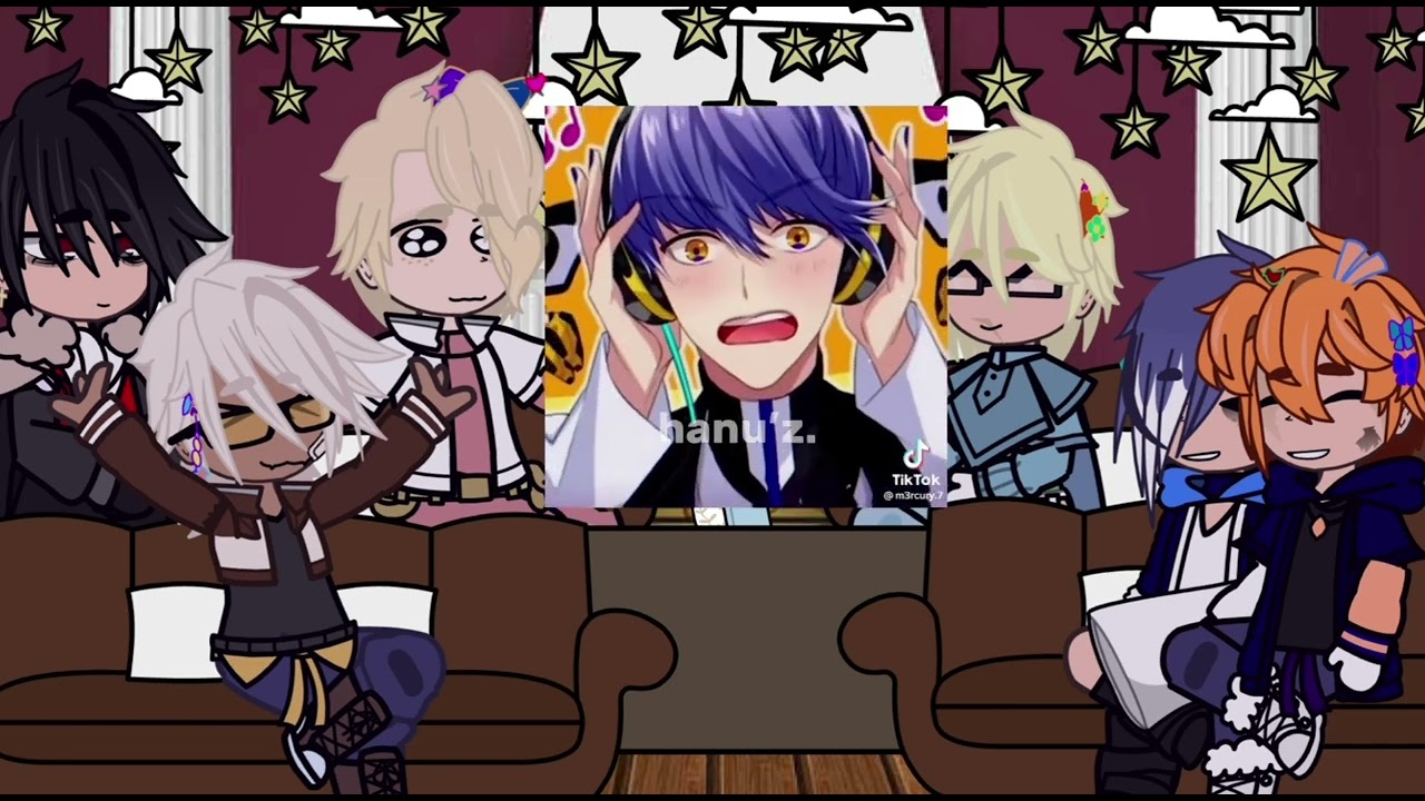 Past 7 brothers react to eachother + ?? | Obey me ! | part 3, Leviathan | angst | gacha | enjoy‼️🎸