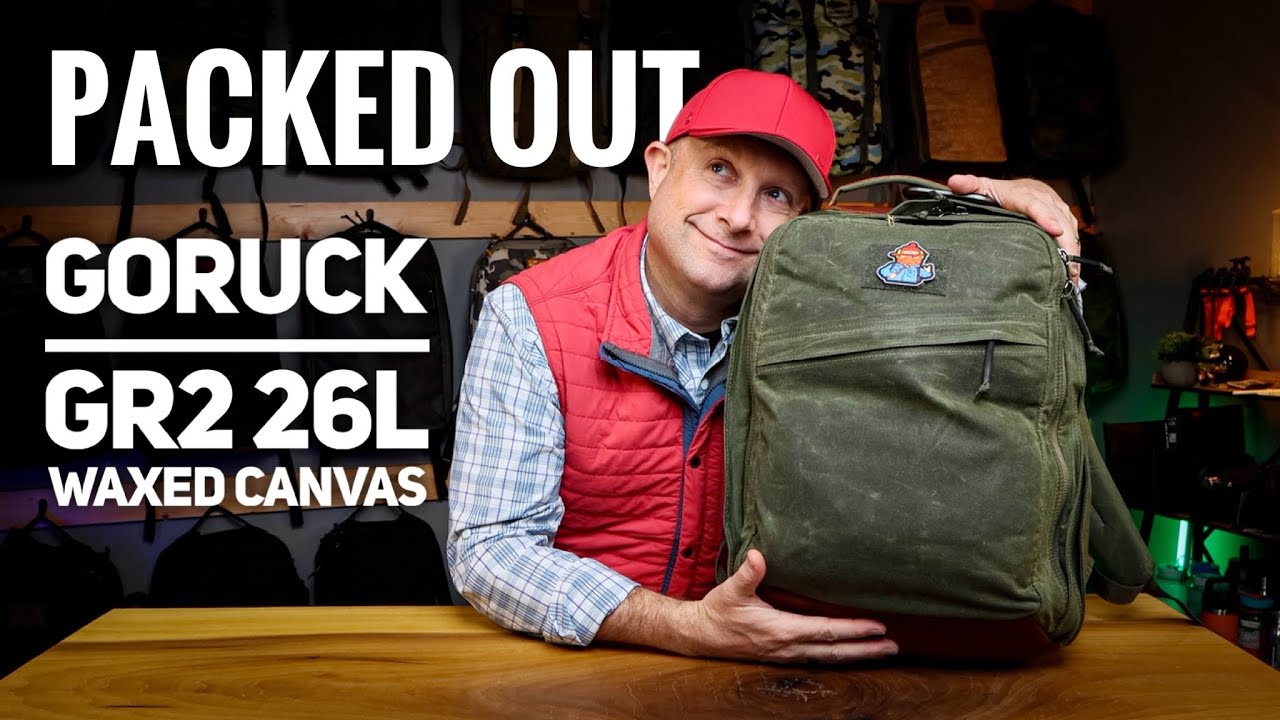 4-дневная упаковка для путешествий в вощеной холщовой сумке GORUCK GR2 26 л // ВОТ ЭТО СПОСОБ!!