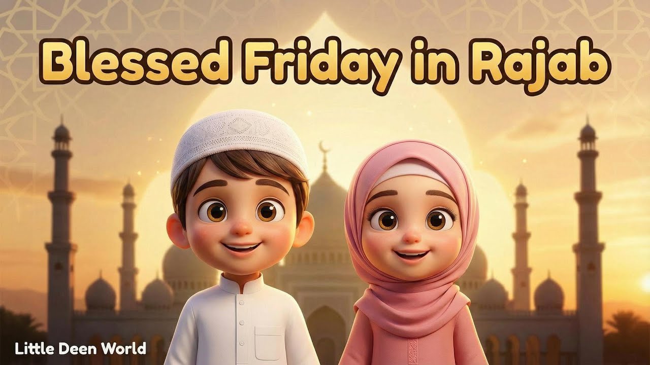Why is Friday Special? | A Day with Farhan & Arfa | Islamic Moral Story for Kids | Little Deen World