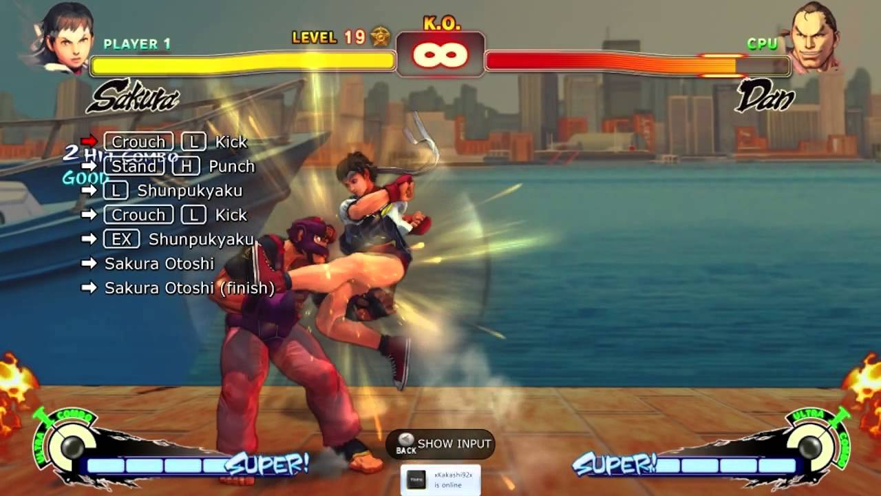 SUPER STREET FIGHTER IV - ALL SAKURAS TRIALS (HD)