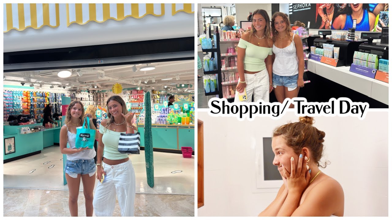 Come Shop With Us in Europe & Travel Day Adventure | VLOG#2062
