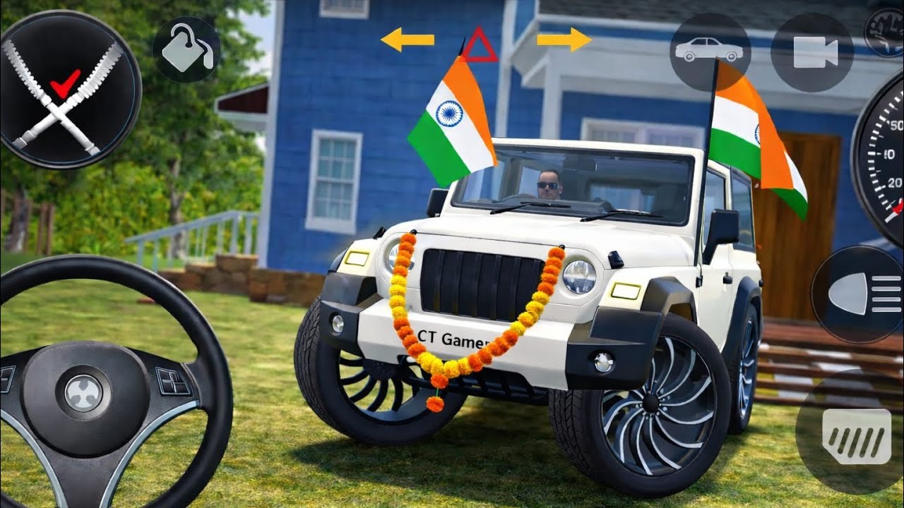 Modified Mahindra Thar😈Games:Indian Green Thar (Gadi Wala Games) Car Game Android Game - #2026