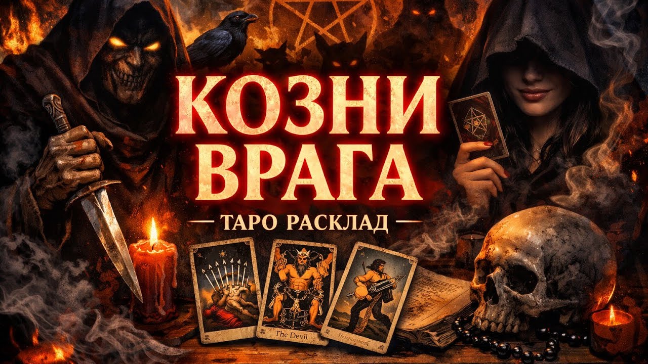 КОЗНИ ВРАГА В ТВОЁМ ПРОСТРАНСТВЕ  👹💯🪃#таро #tarot #гадание 