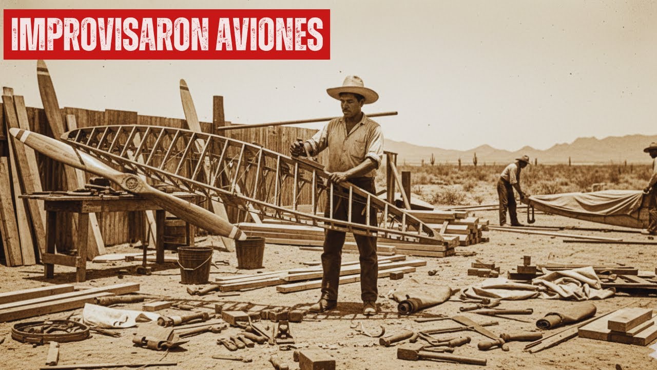 México No Tenía Industria Aeronáutica en 1915 — Talleres Improvisaron Aviones con Madera y Tela