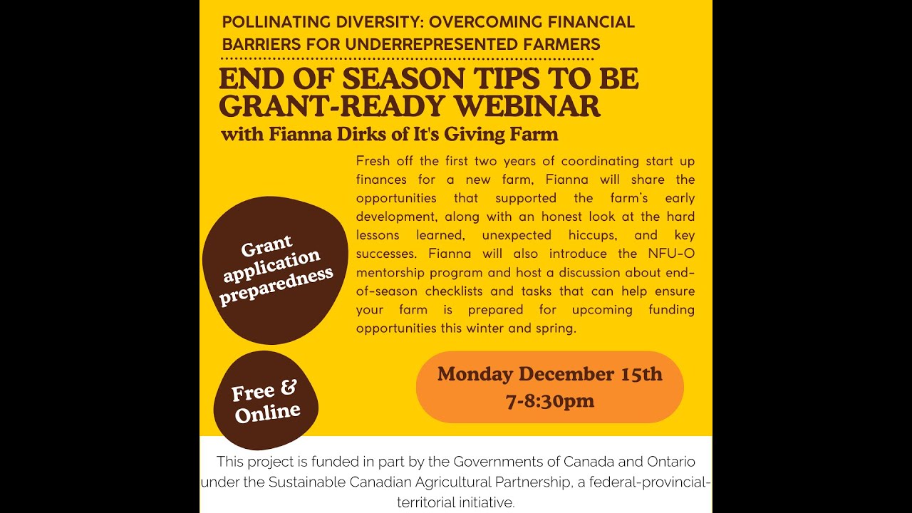 End of Season Tips to be Grant Ready Recording