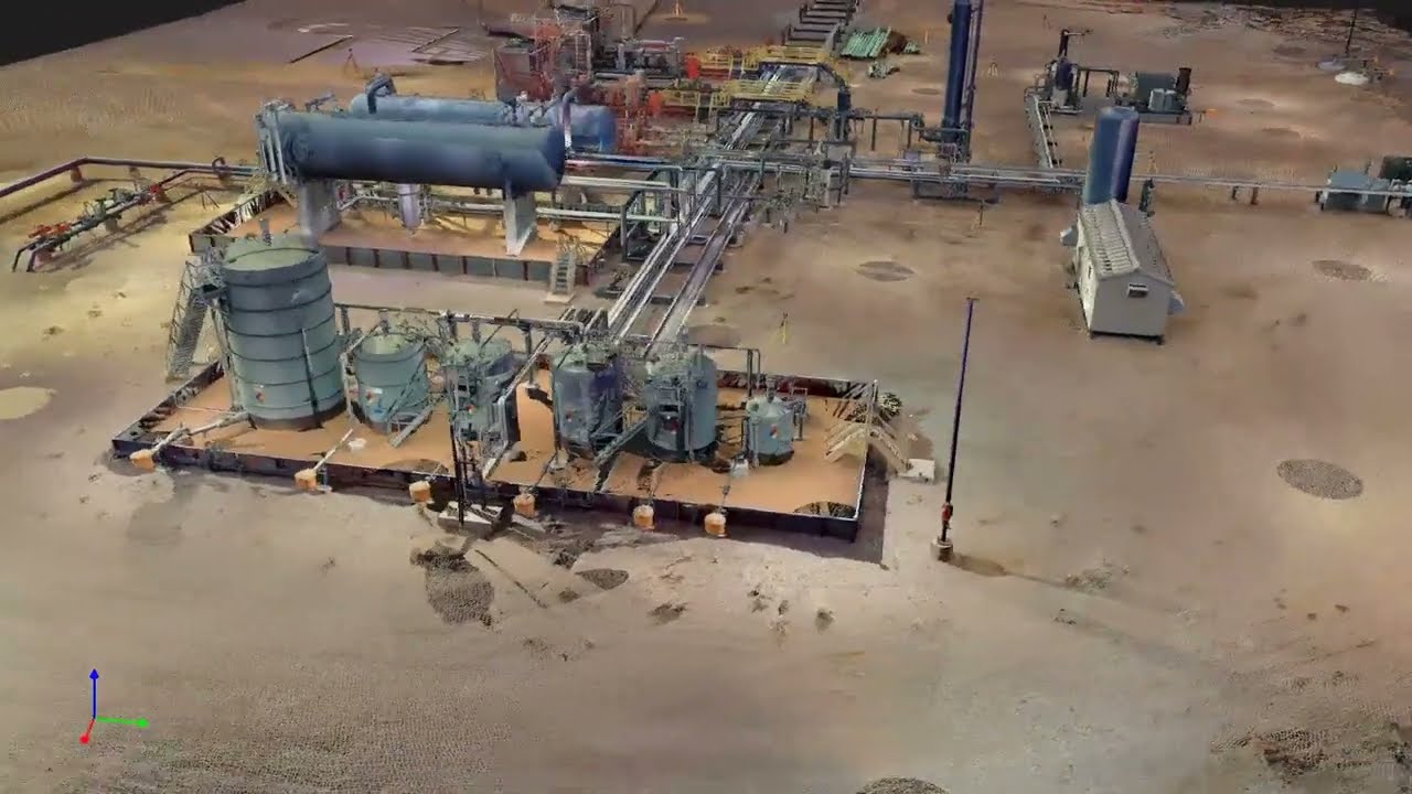 Natural Gas Compressor Station Scan