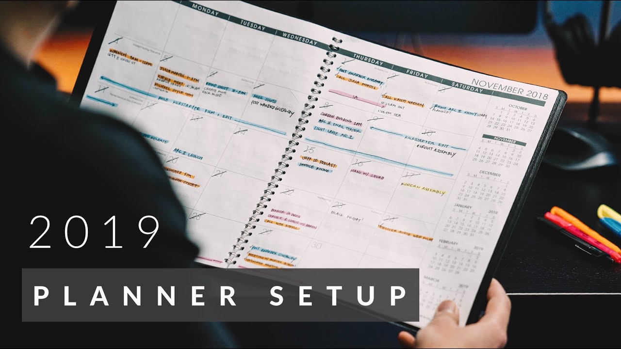 How I Stay Organized | Planner Setup 2019