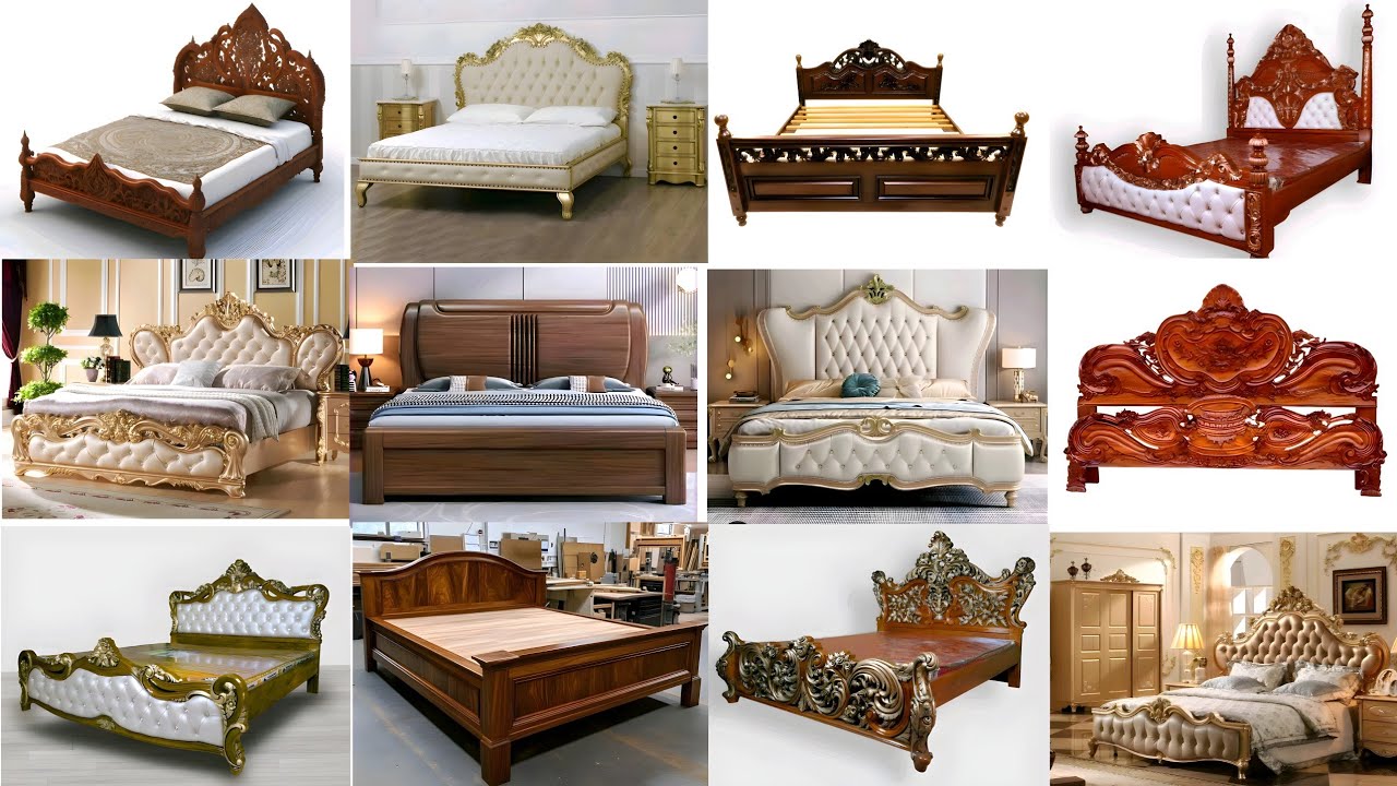 Wooden simple bed design top notch | Top 20 affordable bed design simple model FURNITURE BD 
