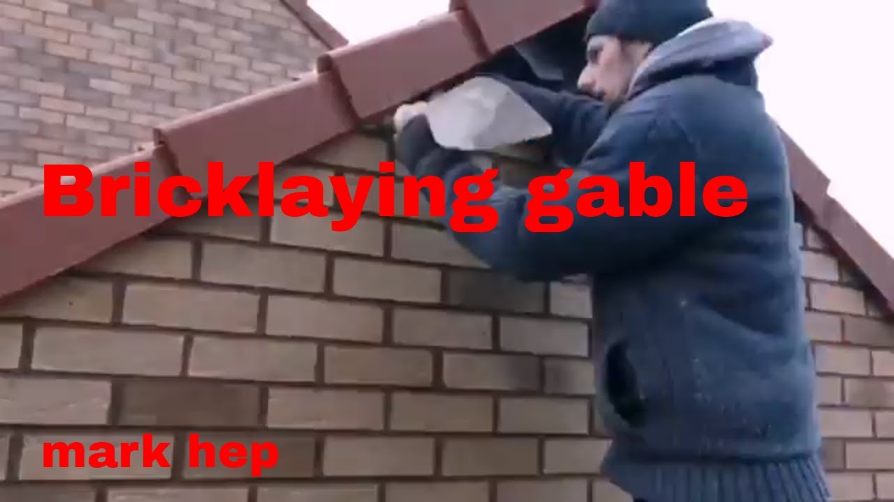 Bricklaying gable build