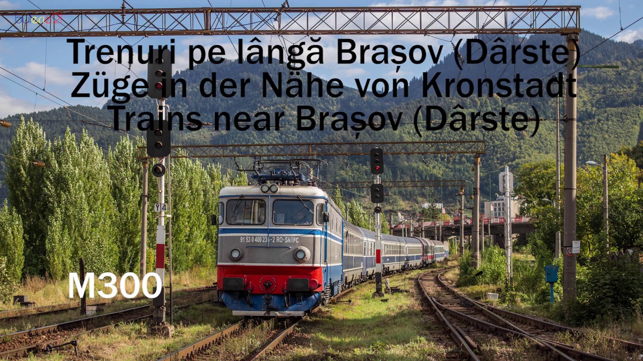 Züge in der Nähe von Kronstadt (Dârste, Rumänien) M300