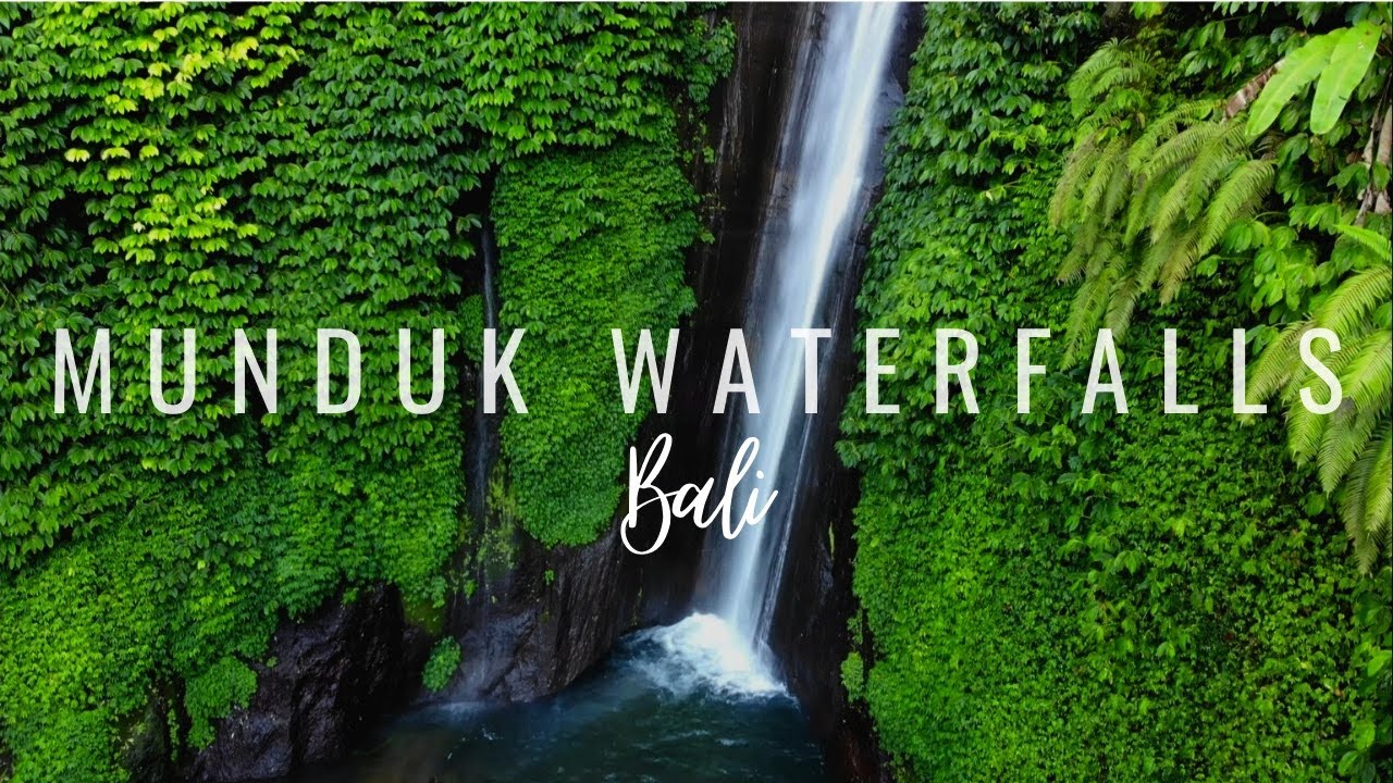 Munduk Waterfalls in North Bali | Pure Hidden Nature | 4K Drone Video