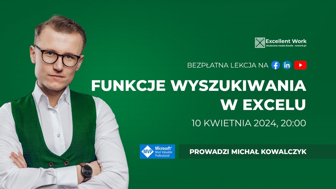 Funkcje wyszukiwania w Excelu - X.WYSZUKAJ, WYSZUKAJ.PIONOWO, INDEKS, PODAJ.POZYCJĘ