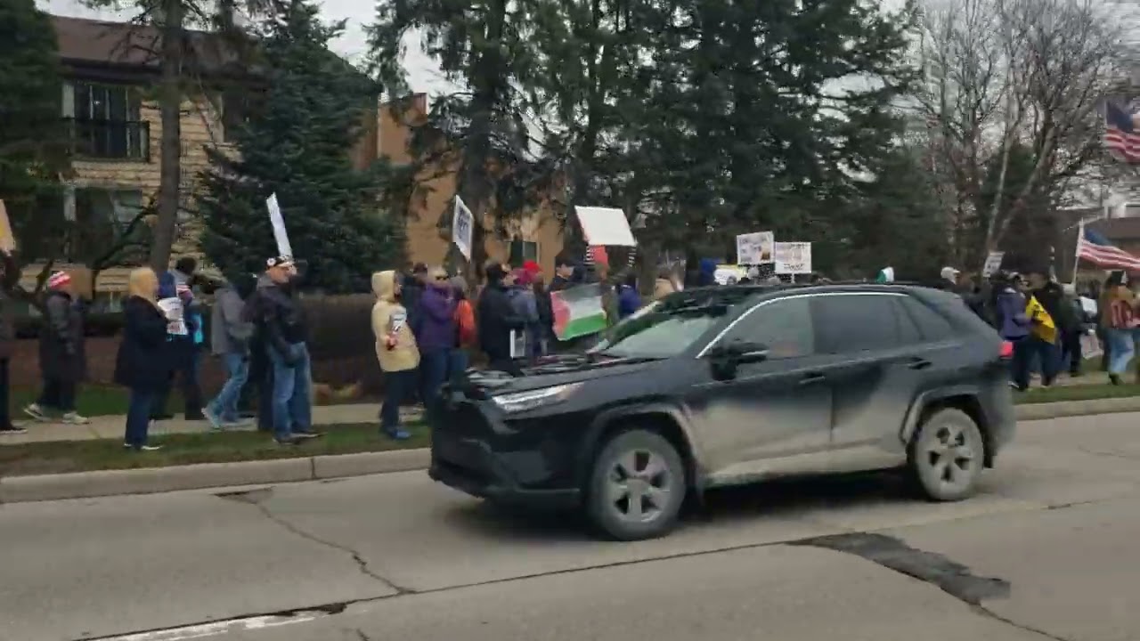 April 5th HANDS OFF protest Ann Arbor/ Ypsilanti on Washtenaw Ave