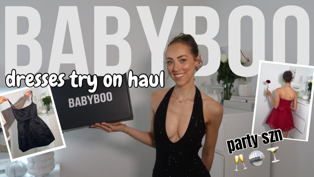 Примерка BABYBOO 🥂🪩🍸 | платья для торжеств, наряды на день рождения, наряды для вечеринок, на рож...