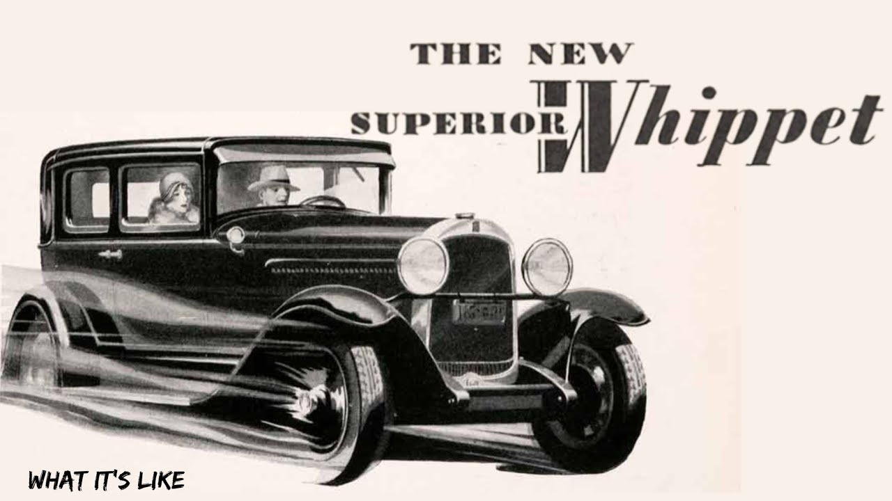 1929 Willys Whippet 98A Four Door Sedan￼