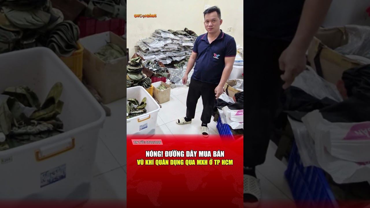 N&Oacute;NG! Đường d&acirc;y mua b&aacute;n vũ kh&iacute; qu&acirc;n dụng qua MXH ở TP HCM