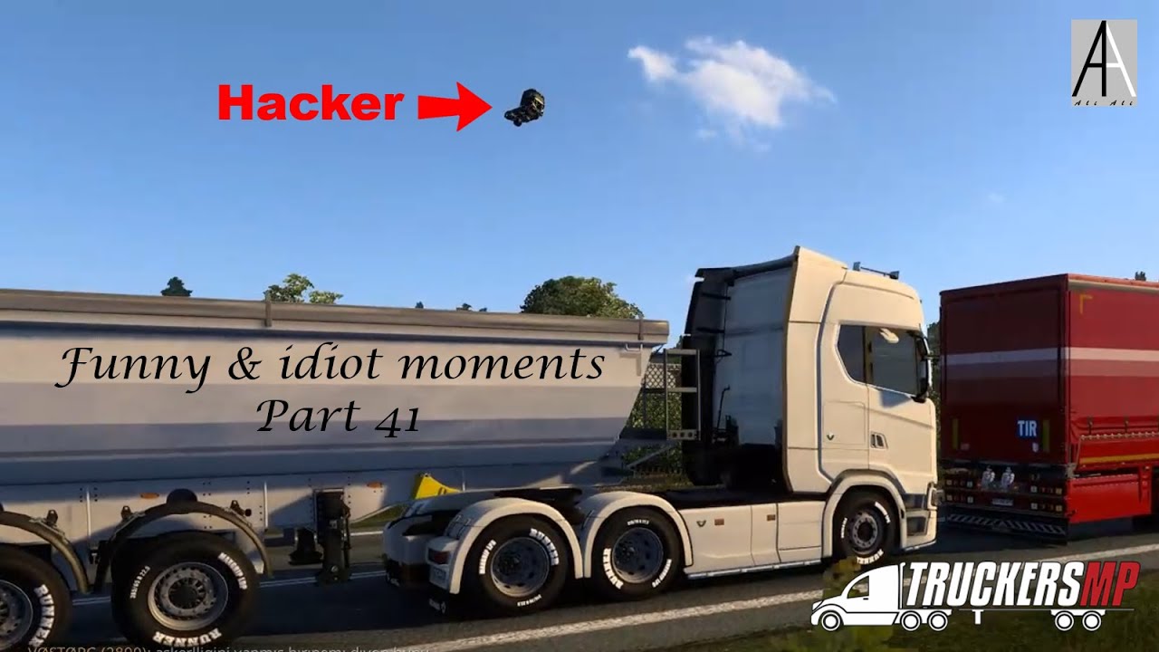 Euro Truck Simulator 2 Multiplayer - Funny & idiot moments Part 41