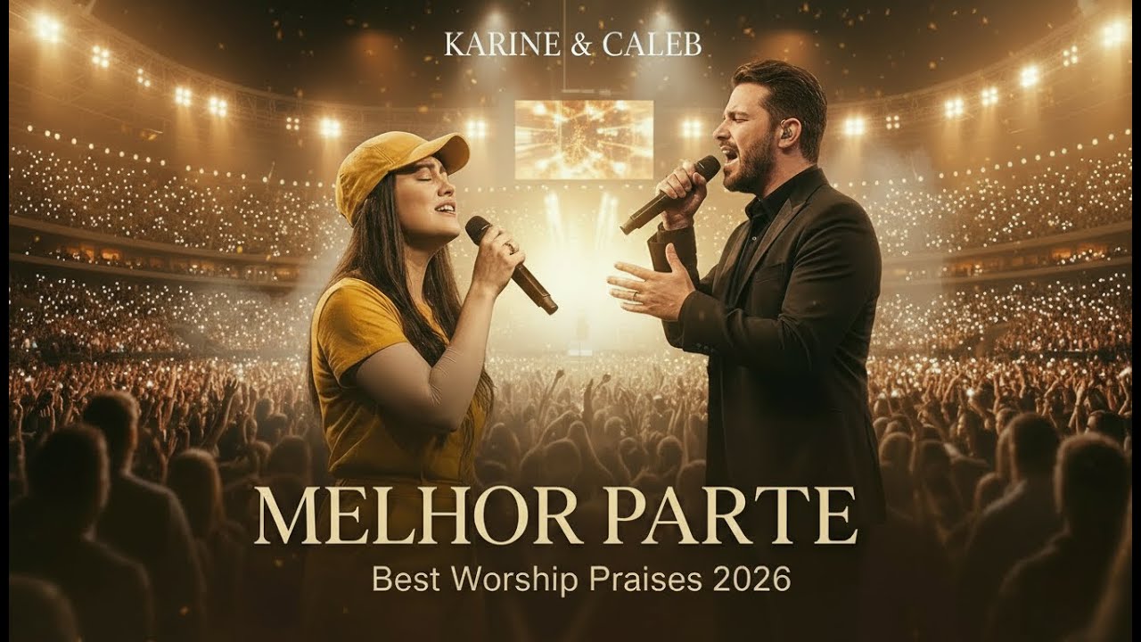KARINE & CALEBE ´´ MELHOR PARTE ´´ (WORSHIP) MELHORES LOUVORES  E ADORAÇÃO 2026