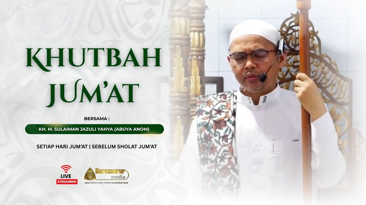 LIVE | KHUTBAH JUM'AT |  22 JANUARI 2026