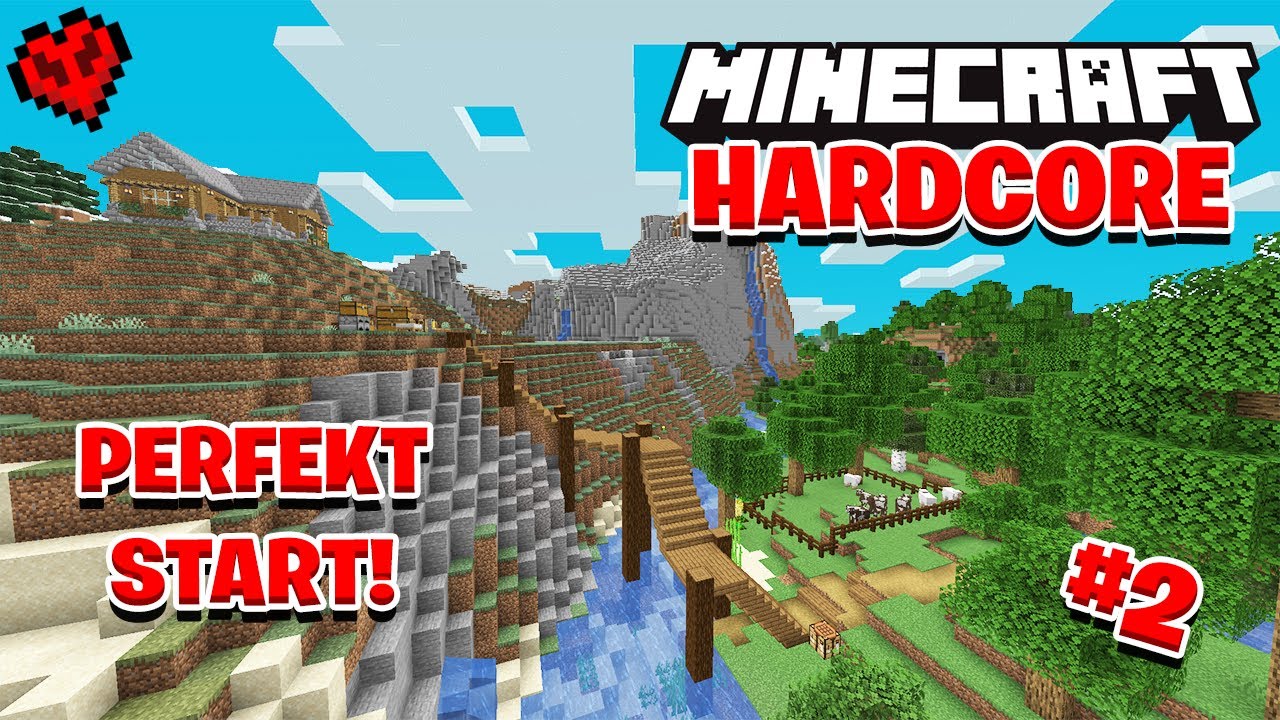 Den PERFEKTE start!! | Hardcore Minecraft #2