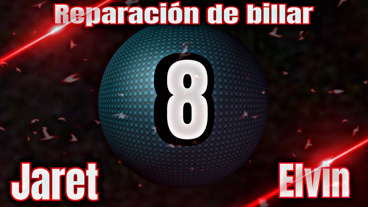 Aprendiendo con jaret arreglo de billar 🎱 Elvin de camarógrafo