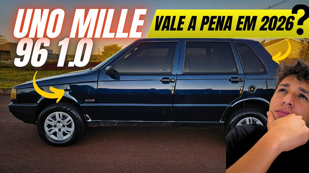 Fiat Uno 96 1.0 – Vale a pena ter esse clássico hoje? Consumo, manutenção e test drive