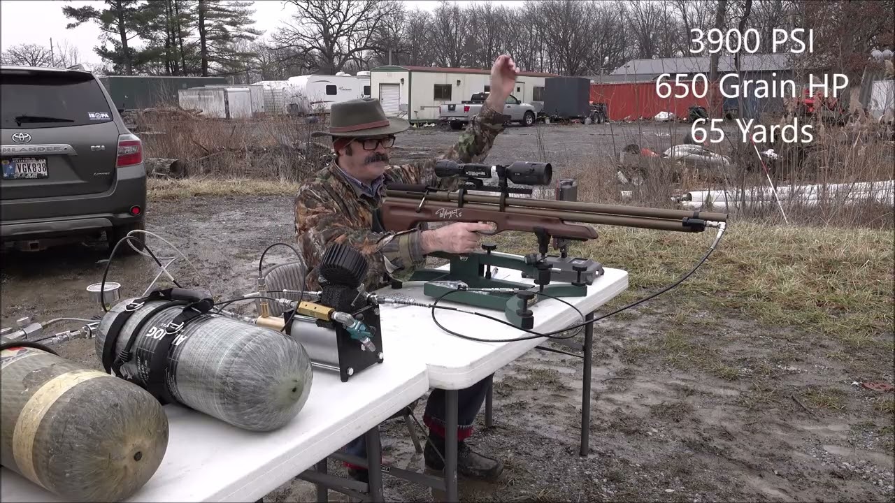 12 Gauge Air Rifle at 65 yards